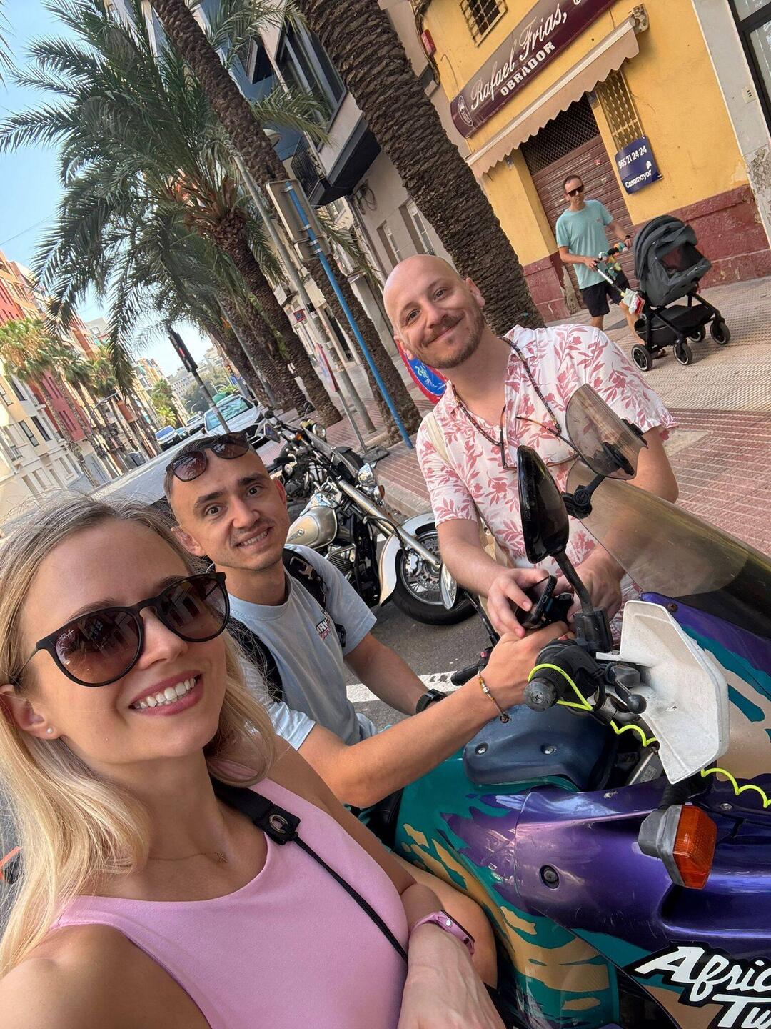Bike inspection with Gosia & Robert