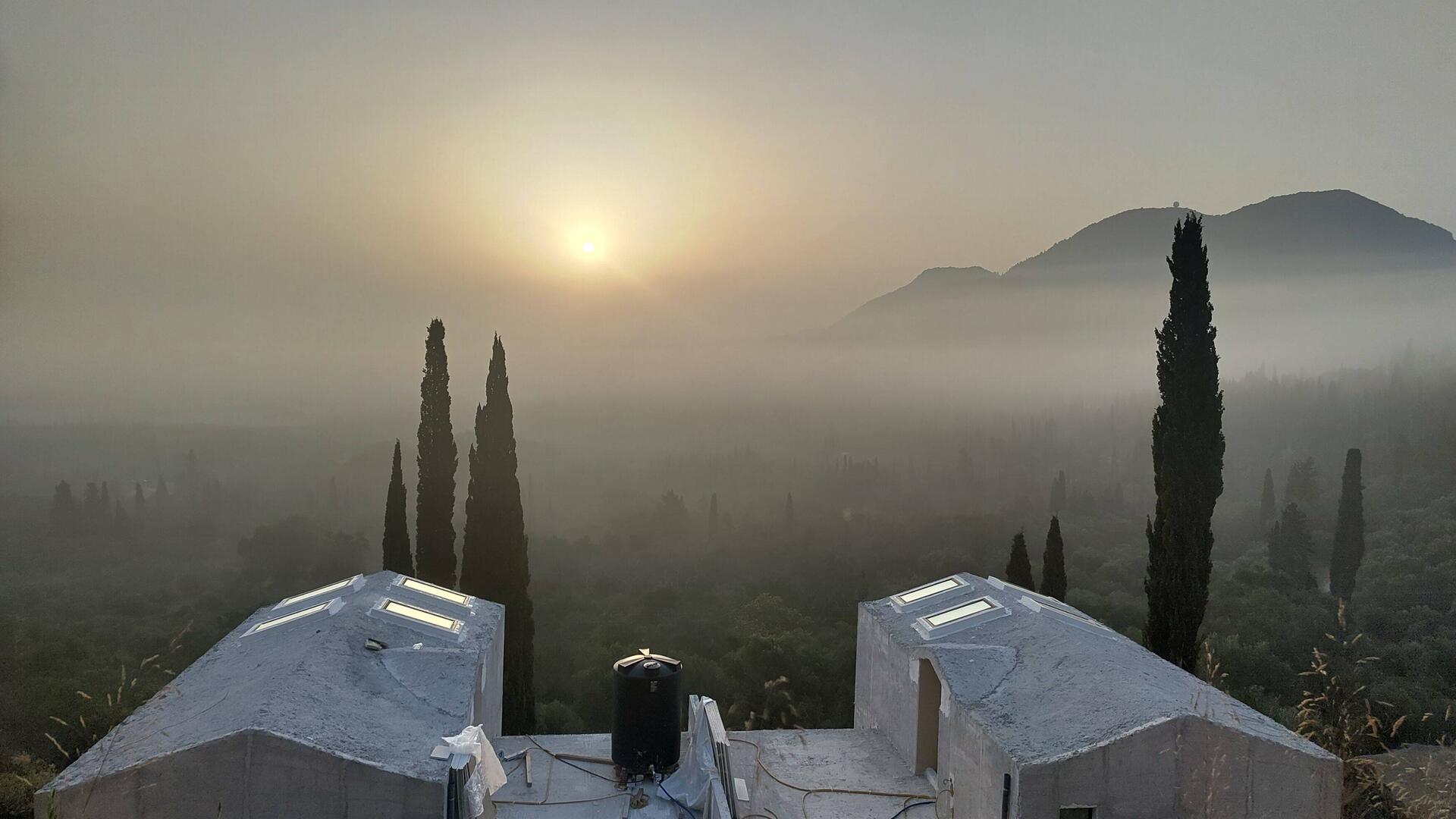 Early morning fog